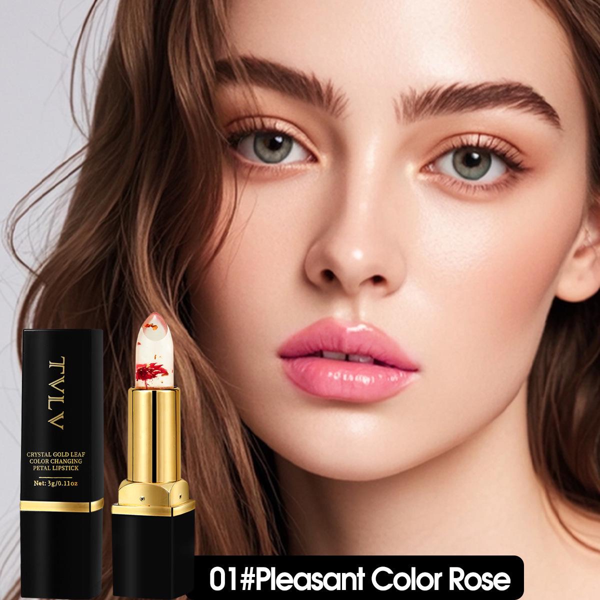 Кристальная помада, меняющая цвет, с золотой фольгой: Водостойкий, Увлажняющий, Не выцветающий, Чувствительный к температуре, Дизайн лепестков свежих цветов 3g each
Кристальная помада, меняющая цвет, с золотой фольгой: Водостойкий, Увлажняющий, Не выцветающий, Чувствительный к температуре, Дизайн лепестков свежих цветов 3g each