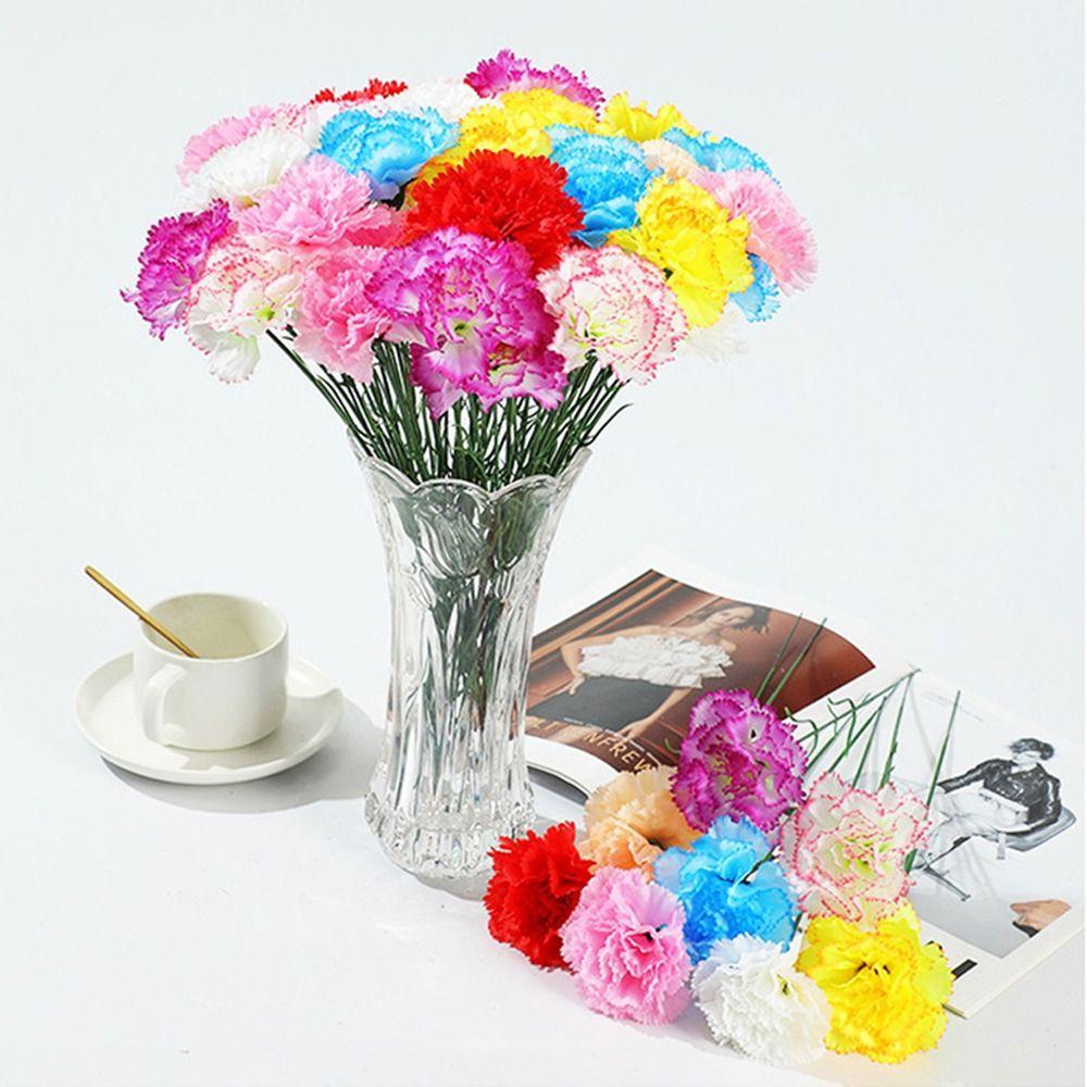 10pcs Multi Color Artificial Carnation Real Touch Simulation Flower New Fake Flowers Mother s Day шампанського
10pcs Multi Color Artificial Carnation Real Touch Simulation Flower New Fake Flowers Mother s Day шампанського
