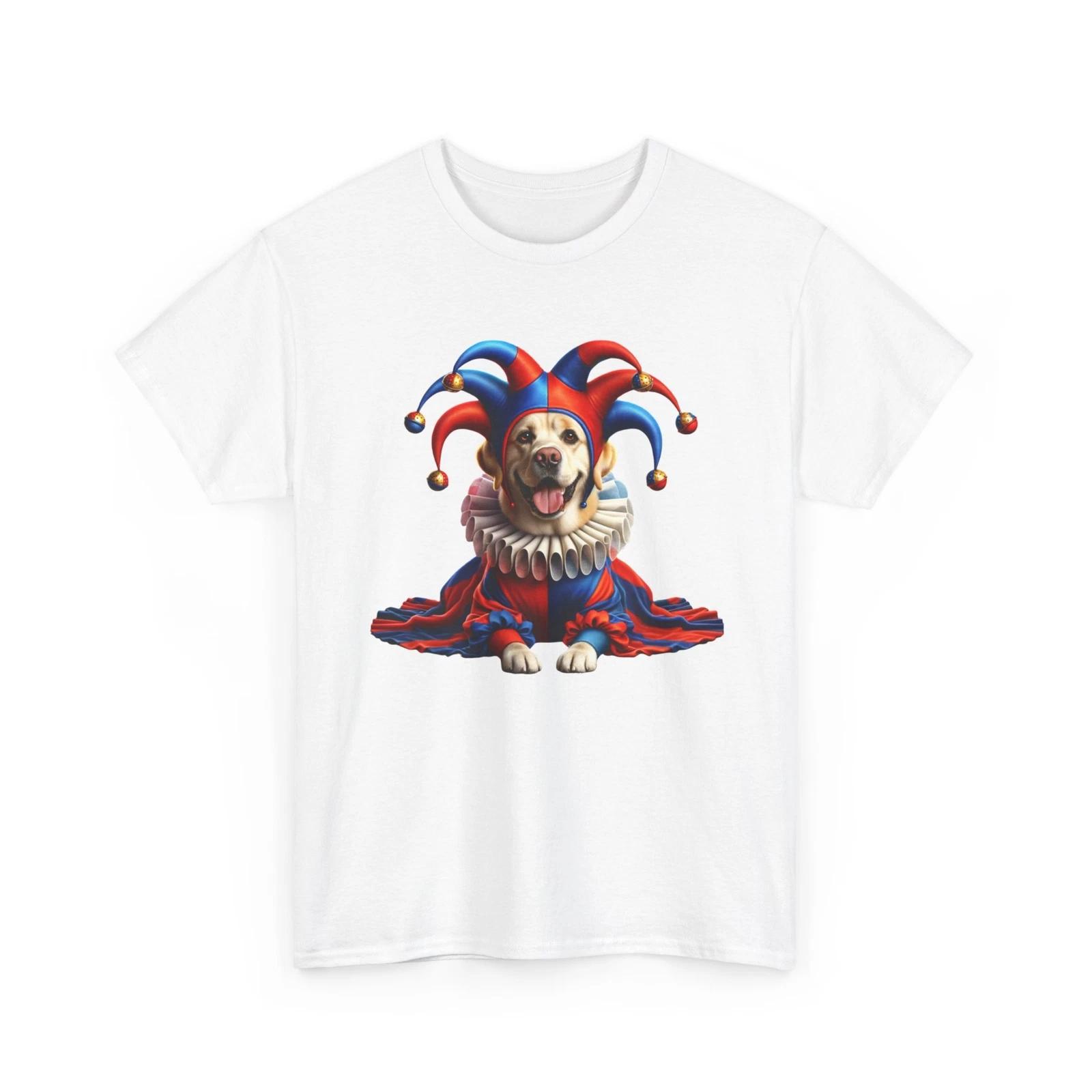 Unisex Adult T Shirt Dog Jester Circus Costume Labrador Retriever Funny Pet Tee XL
Unisex Adult T Shirt Dog Jester Circus Costume Labrador Retriever Funny Pet Tee XL