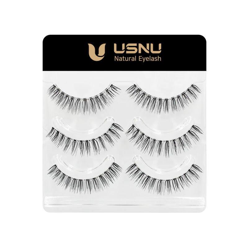 Earth & You Eyelash False Eyelashes UE-10 Black (3 sets)
Earth & You Eyelash False Eyelashes UE-10 Black (3 sets)