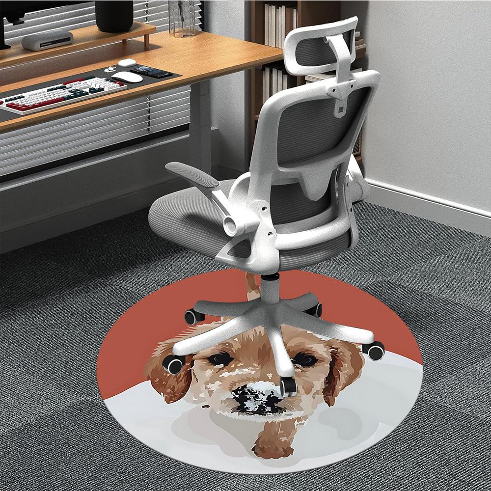1pc Puppy Office Round Rug, Non-slip, Soft and Durable Office Rug for Interior Decoration, Perfect for Office, Beautiful Decoration yy260312023 80cm by 80cm
1pc Puppy Office Round Rug, Non-slip, Soft and Durable Office Rug for Interior Decoration, Perfect for Office, Beautiful Decoration yy260312023 80cm by 80cm