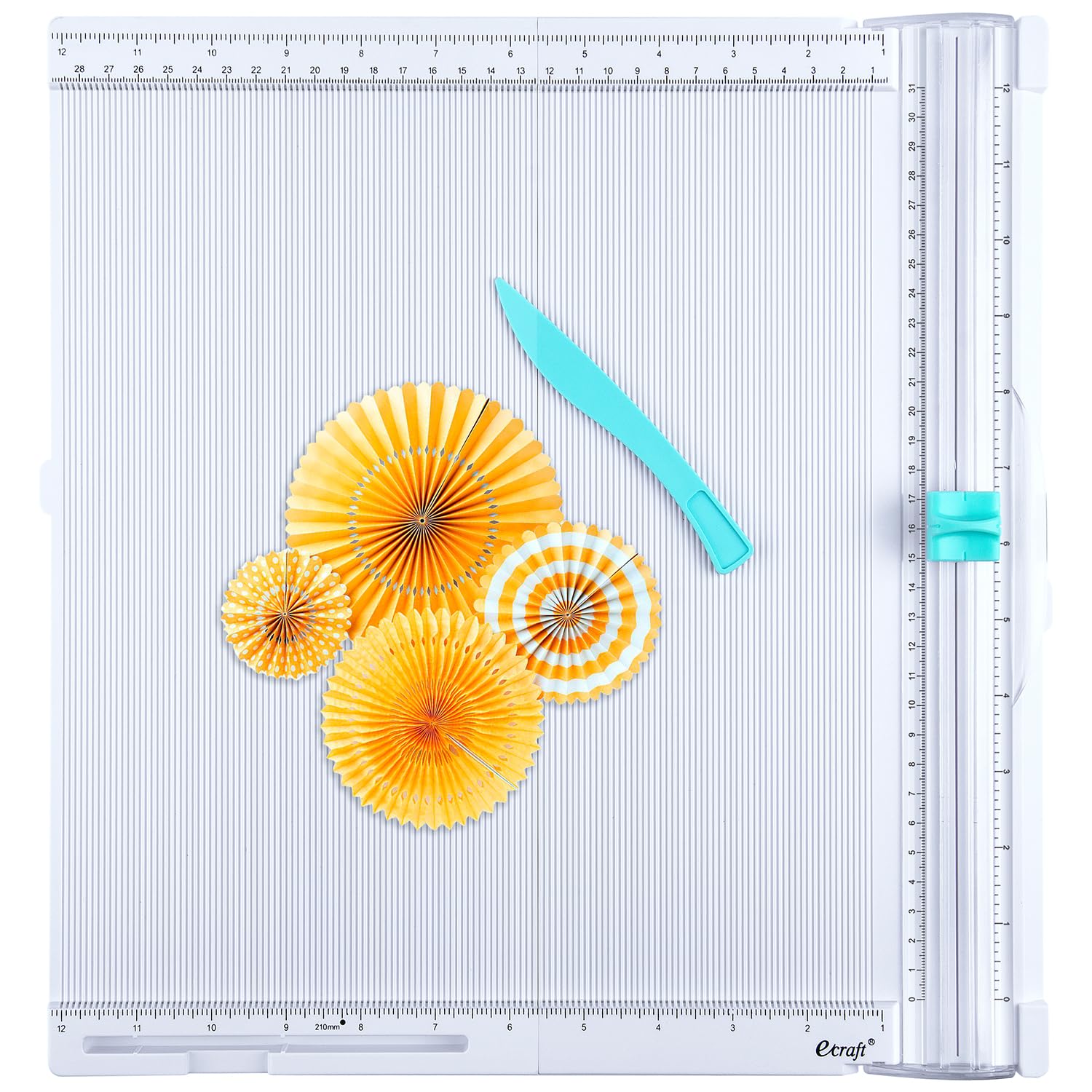 Ecraft Paper Trimmer Scoring Board 12 x 12 Inch Craft Cutter Folding & Scorer for Book and Gift Box Cover White
Ecraft Paper Trimmer Scoring Board 12 x 12 Inch Craft Cutter Folding & Scorer for Book and Gift Box Cover White