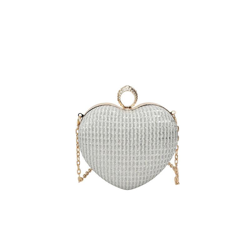 Evening Clutch Bag Women Shiny Handbag Heart Shape Metal Clutches Fashion Chain Shoulder Crossbody Bag Luxury Lady Purse
Evening Clutch Bag Women Shiny Handbag Heart Shape Metal Clutches Fashion Chain Shoulder Crossbody Bag Luxury Lady Purse