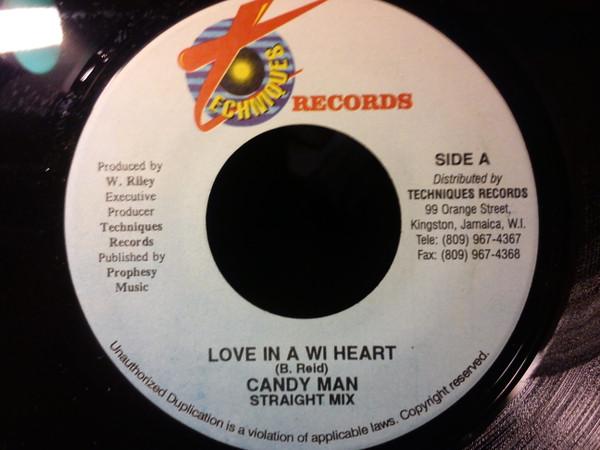 7inch Record CANDY MAN - Love In A Wi Heart NONE Techniques Jamaica Reggae, Ska & Dub Used
7inch Record CANDY MAN - Love In A Wi Heart NONE Techniques Jamaica Reggae, Ska & Dub Used
