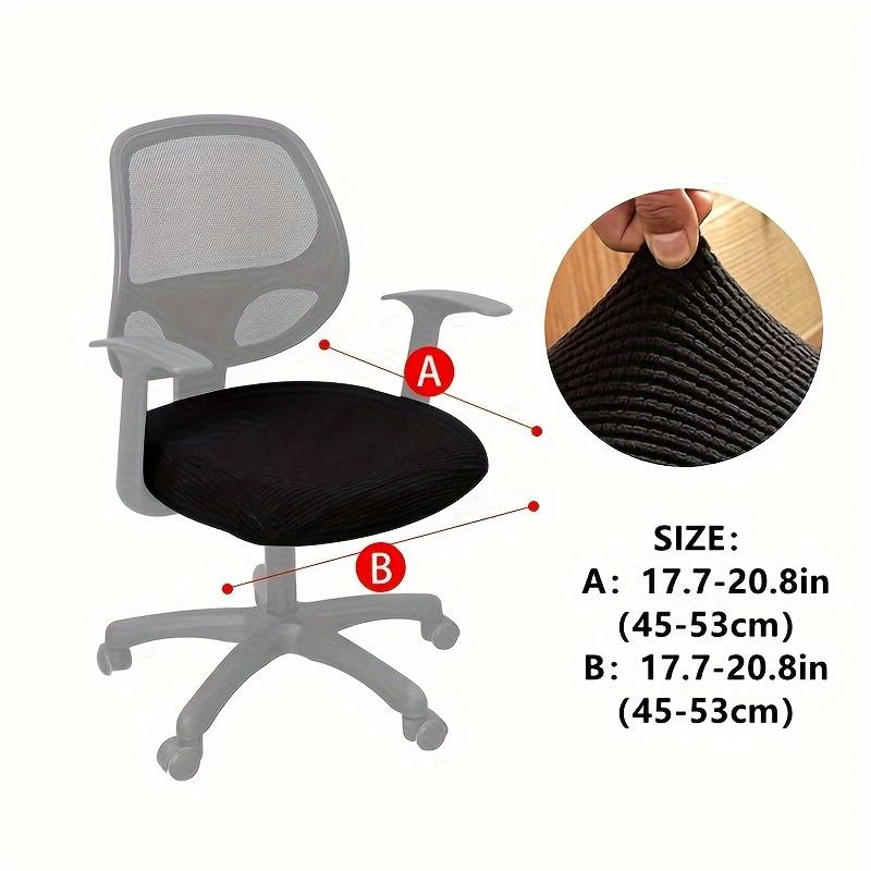 All-Season Stretch Anti-Slip Computer Chair Cover, Office Chair Cover, Home Seat Cushion Cover, Universal Chair Cover чорний
All-Season Stretch Anti-Slip Computer Chair Cover, Office Chair Cover, Home Seat Cushion Cover, Universal Chair Cover чорний