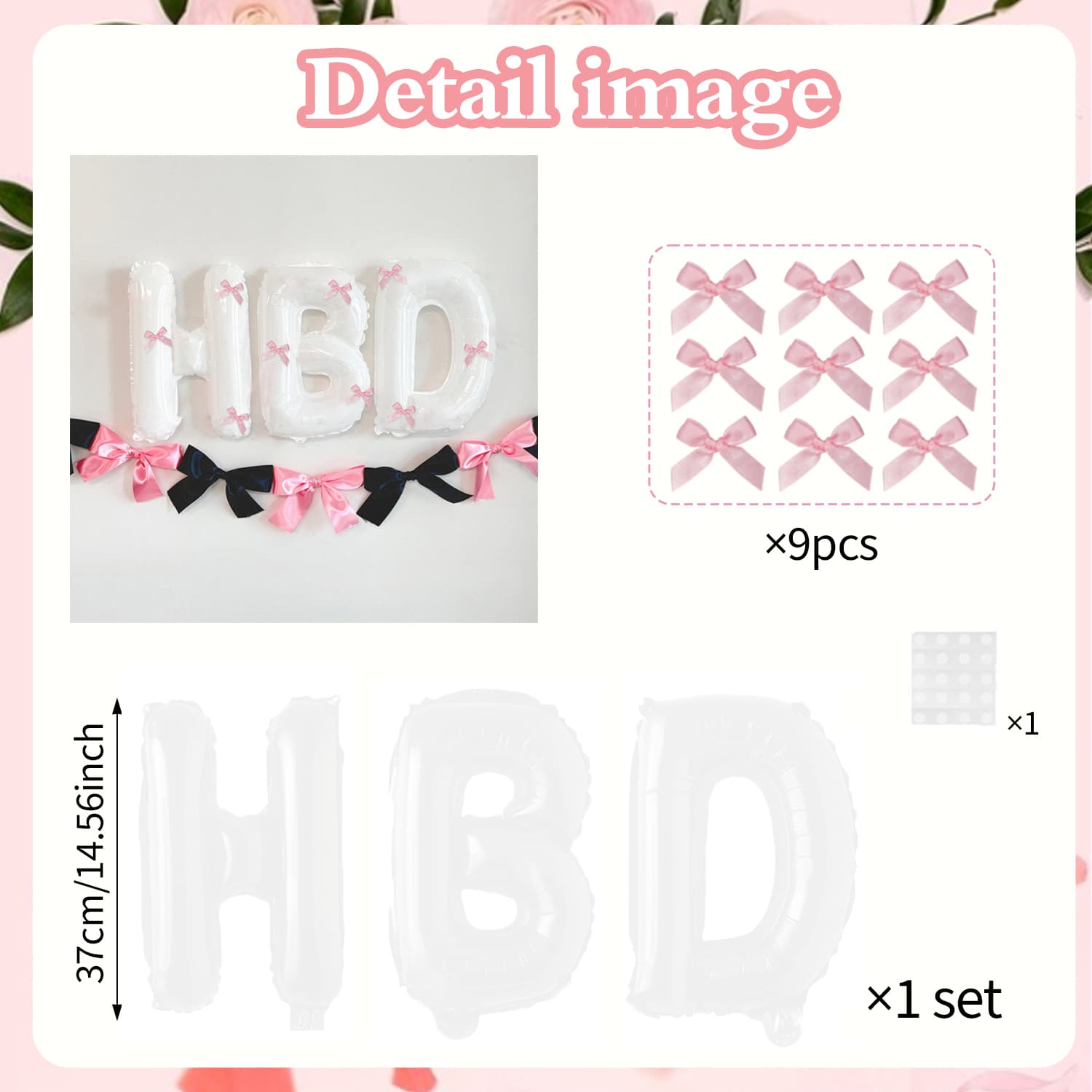 HBD Letter Aluminum Foil Balloons With Pink Bow Birthday Balloon Set For Happy Birthday Decorations Party Supply Other
HBD Letter Aluminum Foil Balloons With Pink Bow Birthday Balloon Set For Happy Birthday Decorations Party Supply Other