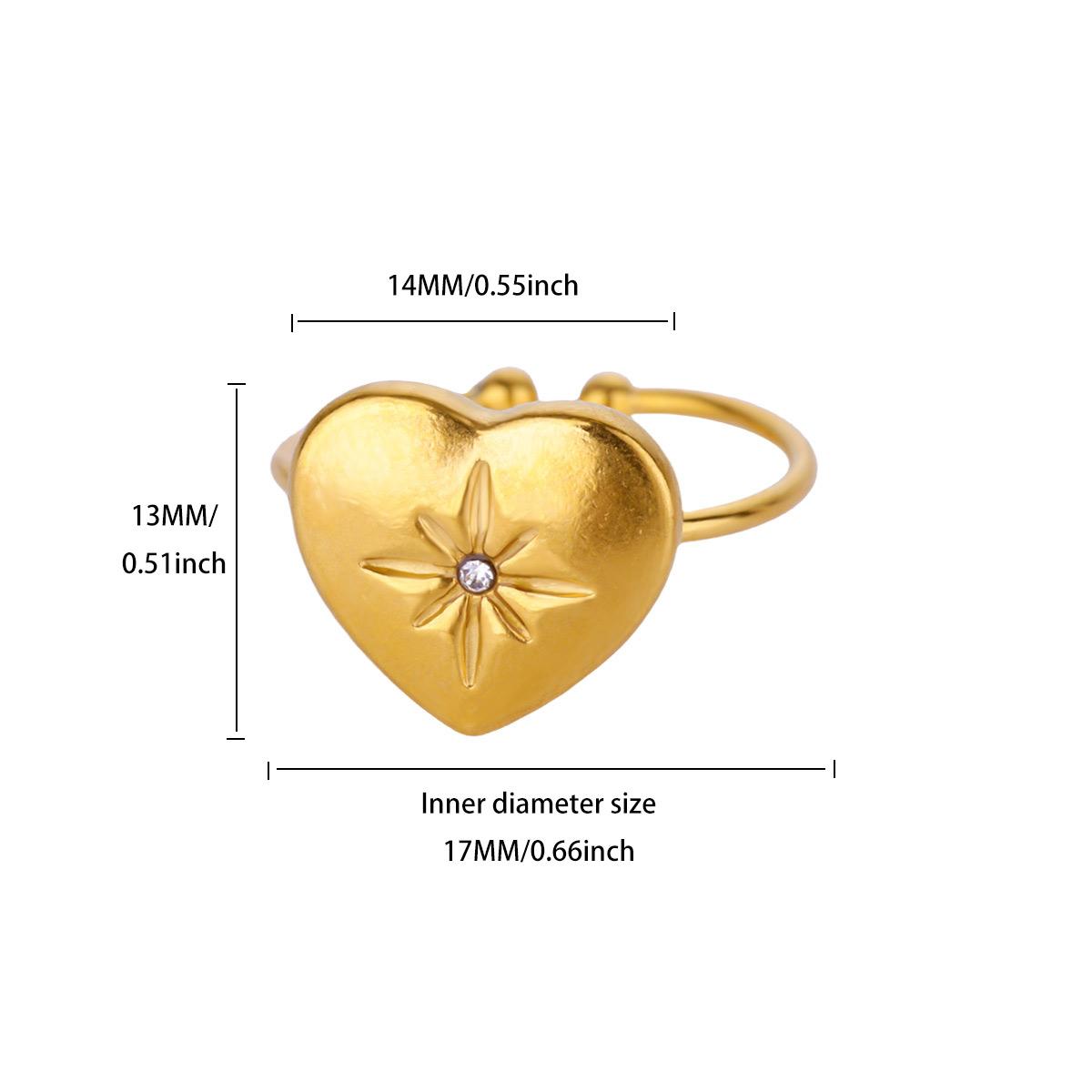 Luxury Zircon Opal Heart Star Flower Ring For Women Stainless Steel Gold Color Ring 2025 New Fashion Wedding Couple Zircon Gift
Luxury Zircon Opal Heart Star Flower Ring For Women Stainless Steel Gold Color Ring 2025 New Fashion Wedding Couple Zircon Gift
