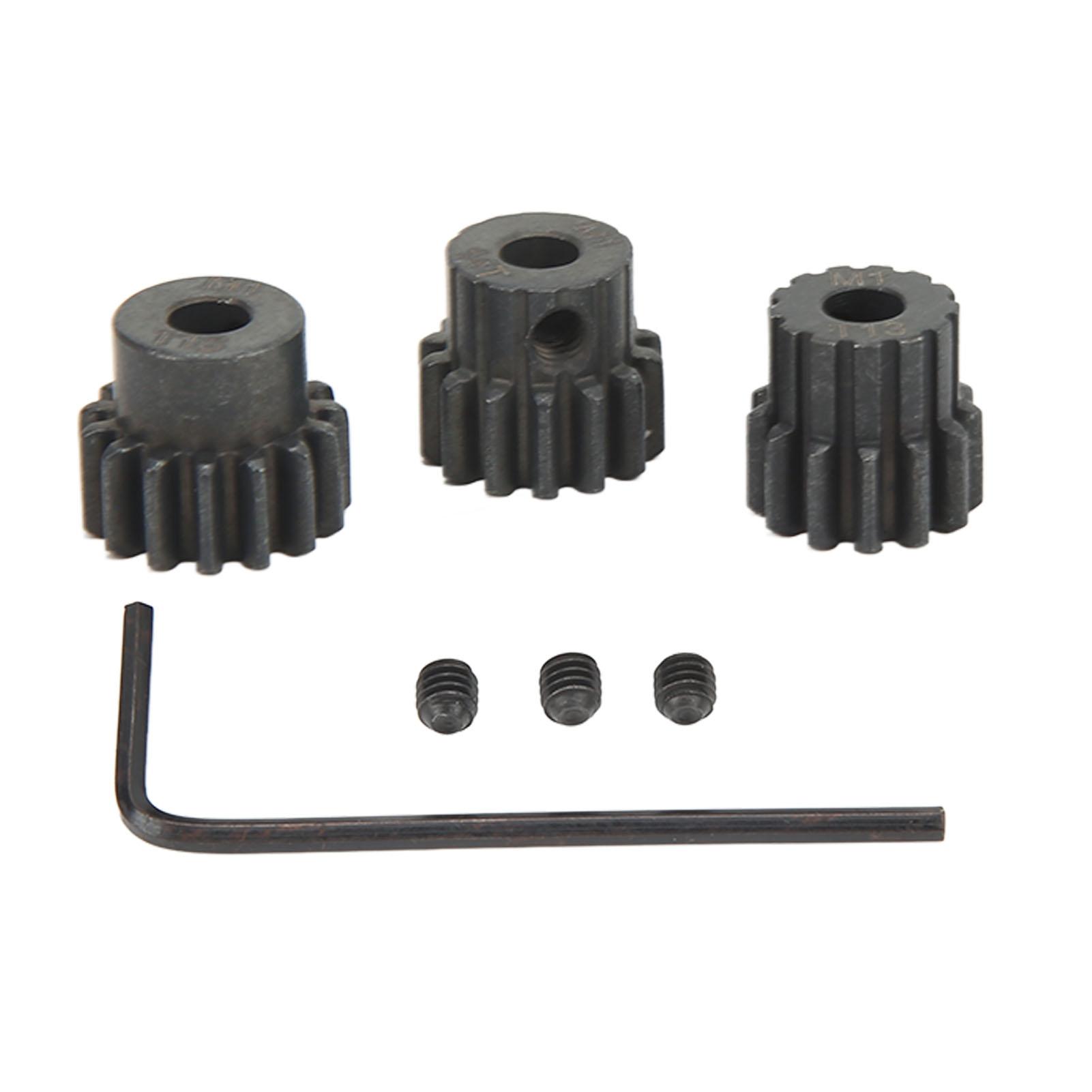M1 Pinion Gear Sets Hardened Steel Anti Rust 13T 14T 15T 5mm RC Car Motor Pinion Gear Set for 1:8 Model RC Car
M1 Pinion Gear Sets Hardened Steel Anti Rust 13T 14T 15T 5mm RC Car Motor Pinion Gear Set for 1:8 Model RC Car