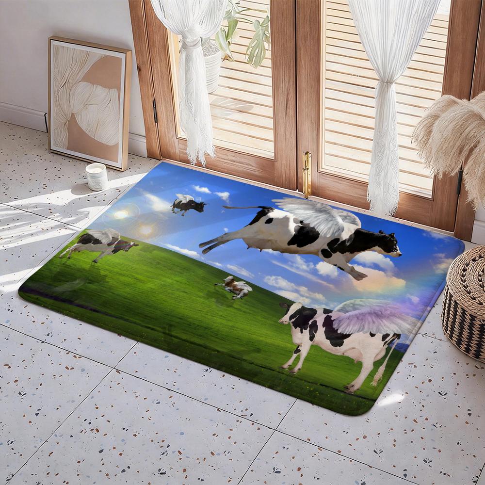 Animal A Cow Floor Mat Eco Flannel Doormat Non Slip Odorless Indoor Floor Rug Soft Short Plush Home Mat 50x80cm
Animal A Cow Floor Mat Eco Flannel Doormat Non Slip Odorless Indoor Floor Rug Soft Short Plush Home Mat 50x80cm