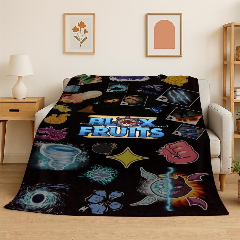 Classic B-Blox Fruit Cartoon Game Flannel Blanket Soft Warm Throw Blanket for Bedroom Living Room Bed Travel Camping Picnic 75x90cm
Classic B-Blox Fruit Cartoon Game Flannel Blanket Soft Warm Throw Blanket for Bedroom Living Room Bed Travel Camping Picnic 75x90cm