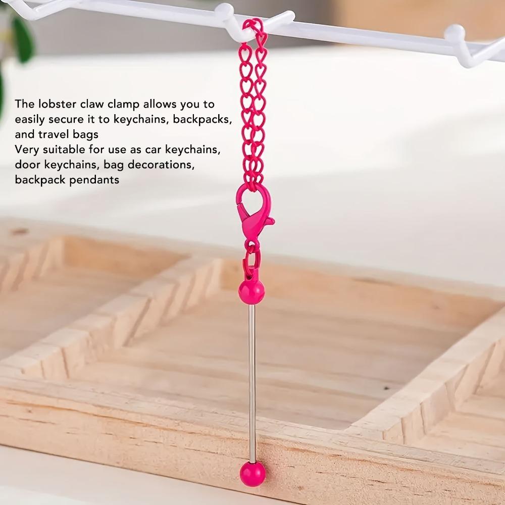 4pcs Plastic Metal Beadable Keychain Metal Beadable Keychain Strip Jewelry Making
4pcs Plastic Metal Beadable Keychain Metal Beadable Keychain Strip Jewelry Making