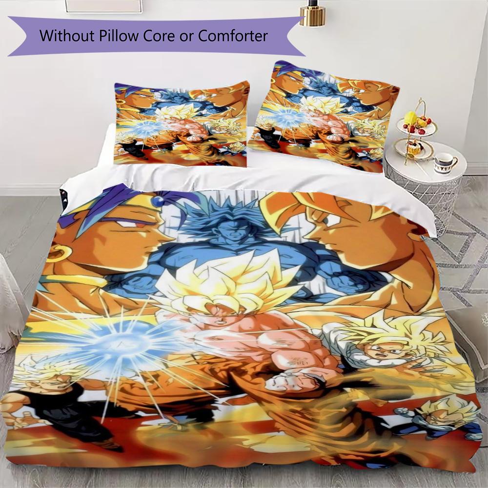 DRAGON BALL Pattern Bedding uilt Set uilt Cover Pillowcase Home Decoration Birthday Gift (1 * duvet cover + 2 * pillowcase without core)31 135x200cm
DRAGON BALL Pattern Bedding uilt Set uilt Cover Pillowcase Home Decoration Birthday Gift (1 * duvet cover + 2 * pillowcase without core)31 135x200cm