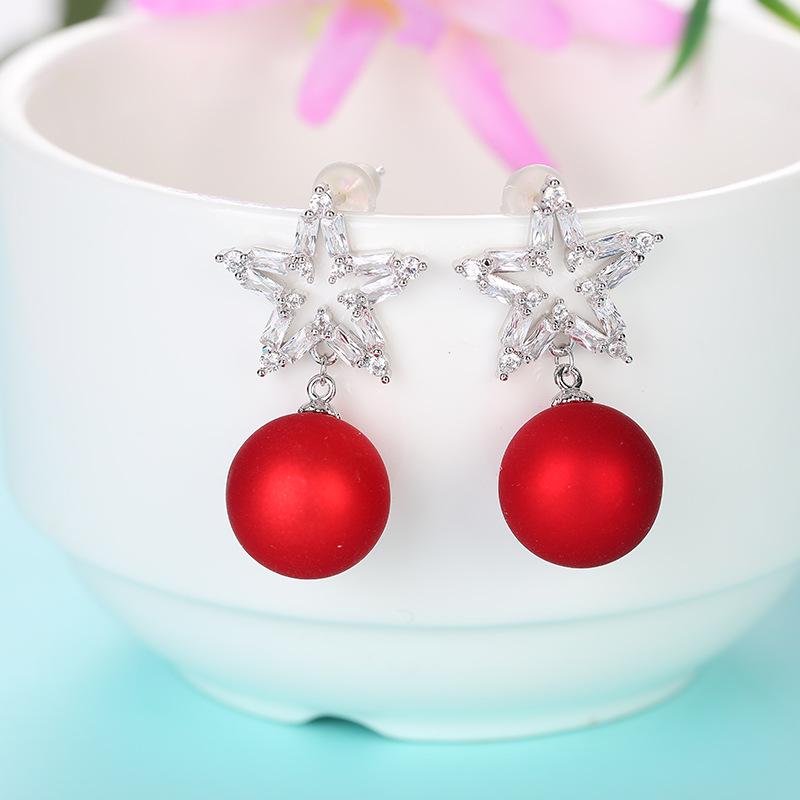 Pentagram Ladder Square Earrings with Red Pearls: Festive Bride Style with 925 Silver Needle золотой
Pentagram Ladder Square Earrings with Red Pearls: Festive Bride Style with 925 Silver Needle золотой