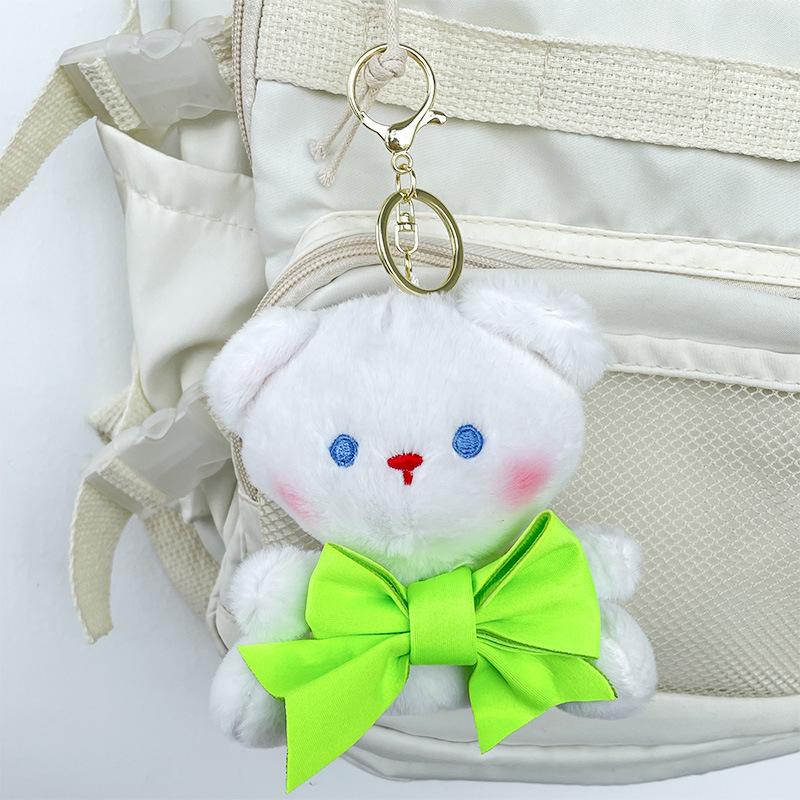 Cute Bow Bear and Rabbit Doll Pendant Cartoon Plush Toy Bag Keychain Doll About 12.5cm
Cute Bow Bear and Rabbit Doll Pendant Cartoon Plush Toy Bag Keychain Doll About 12.5cm