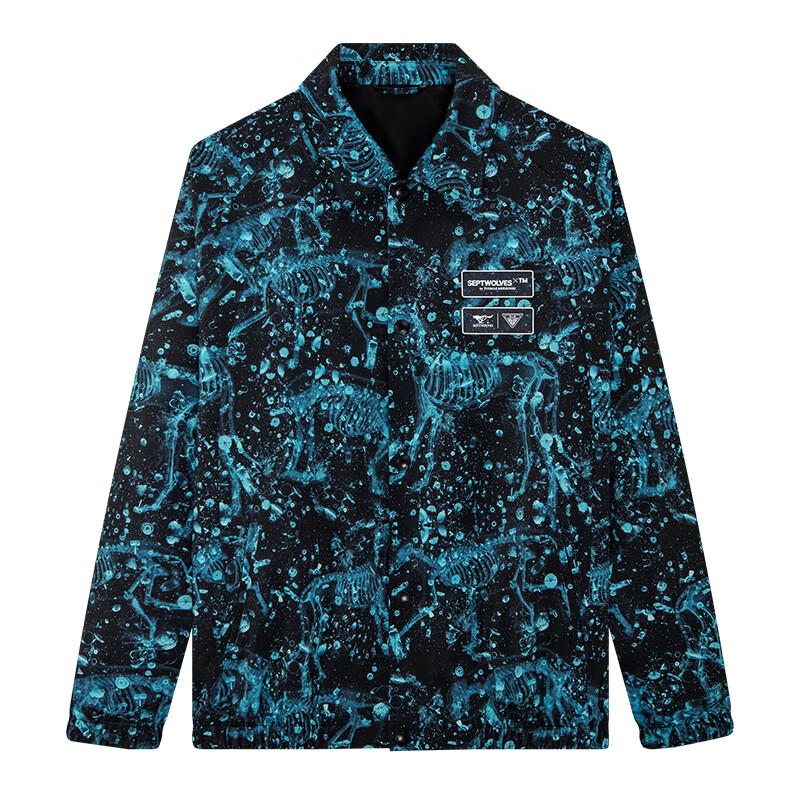 Septwolves Men s Full Print Lapel Collar Jacket L 170
Septwolves Men s Full Print Lapel Collar Jacket L 170