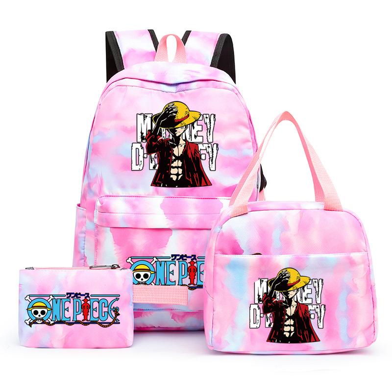 3 шт./комплект Аніме Цільна сумка Рюкзак Kawaii великої ємності з сумочкою для обіду Пенал для дівчинки-хлопчика-підлітка Шкільний портфель Дорожня сумка Рюкзак
3 шт./комплект Аніме Цільна сумка Рюкзак Kawaii великої ємності з сумочкою для обіду Пенал для дівчинки-хлопчика-підлітка Шкільний портфель Дорожня сумка Рюкзак