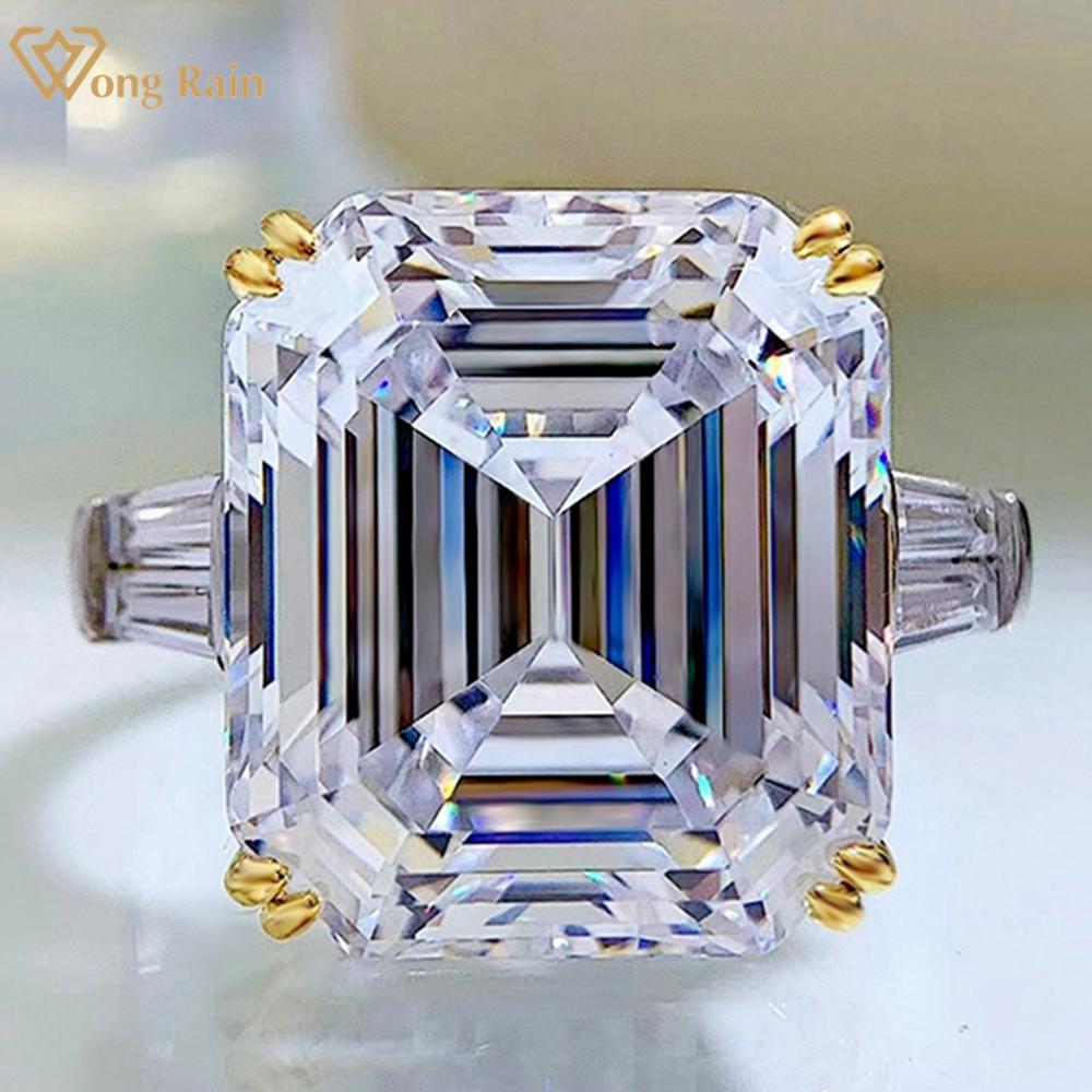 Wong Rain, 100% стерлинговое серебро 925 пробы, огранка Asscher, 13*15 мм, AAAAA, цирконы, драгоценный камень, кольцо для женщин, обручальные ювелирные изделия, подарки US 5 белый
Wong Rain, 100% стерлинговое серебро 925 пробы, огранка Asscher, 13*15 мм, AAAAA, цирконы, драгоценный камень, кольцо для женщин, обручальные ювелирные изделия, подарки US 5 белый