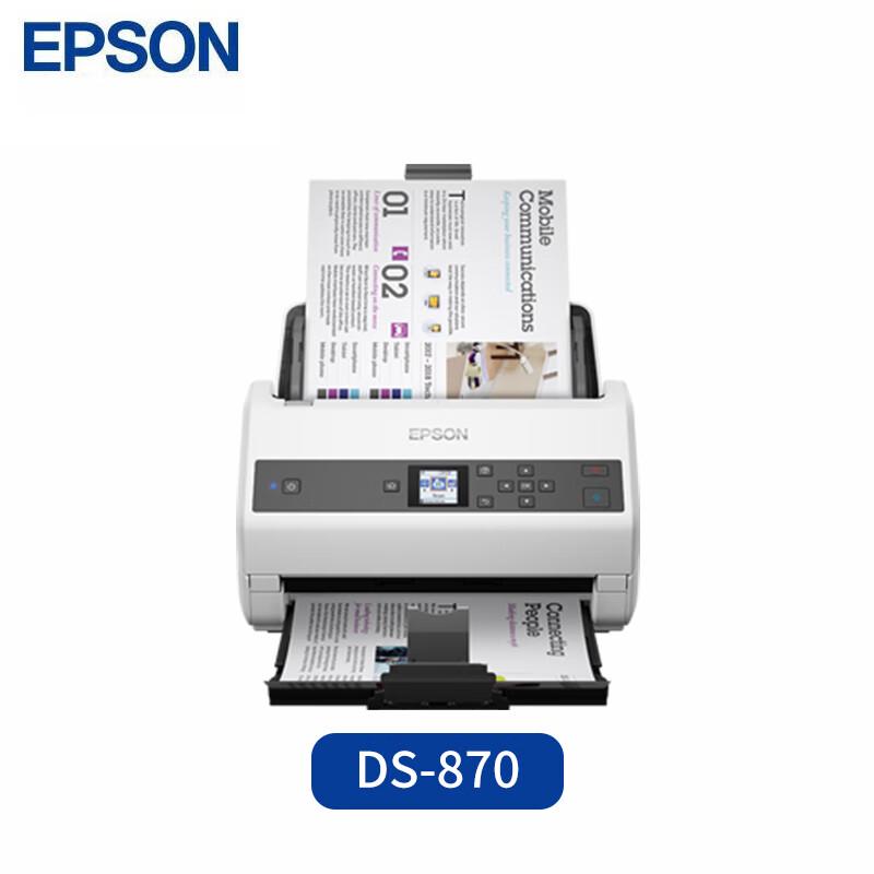 Epson DS-870 A4 High-Speed Duplex Color Document Scanner CN plug (adapter included)
Epson DS-870 A4 High-Speed Duplex Color Document Scanner CN plug (adapter included)