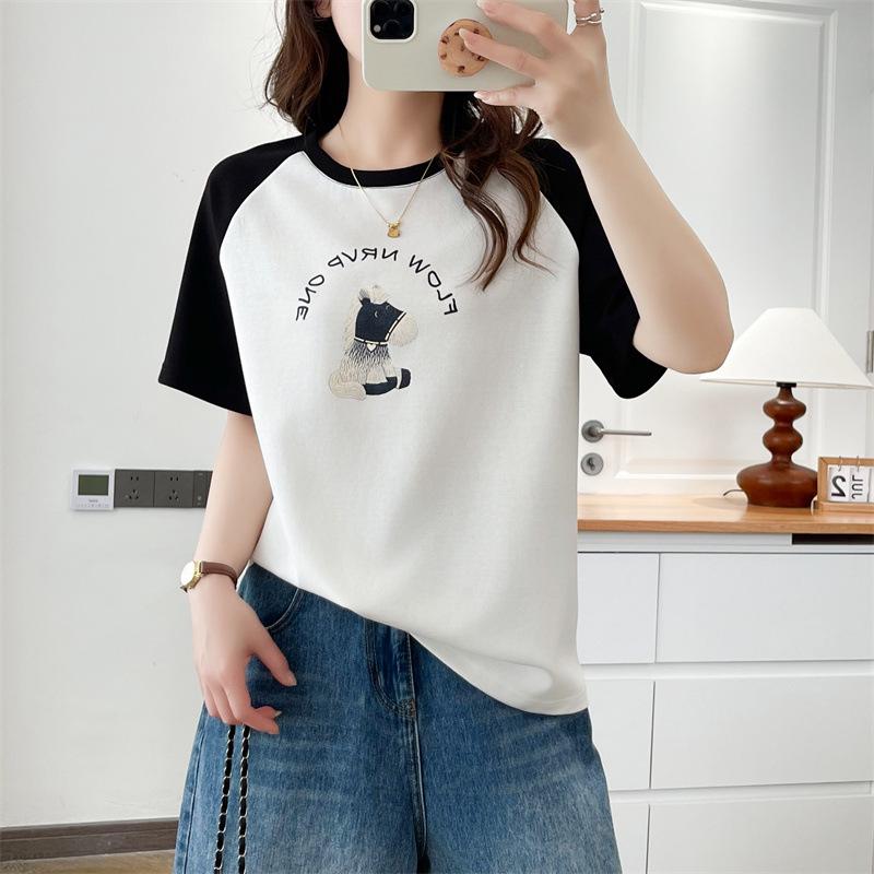 Plus Size Women s Short Sleeve Color Block Round Neck T-shirt - 2026 Summer Fashion Top 4XL білий
Plus Size Women s Short Sleeve Color Block Round Neck T-shirt - 2026 Summer Fashion Top 4XL білий
