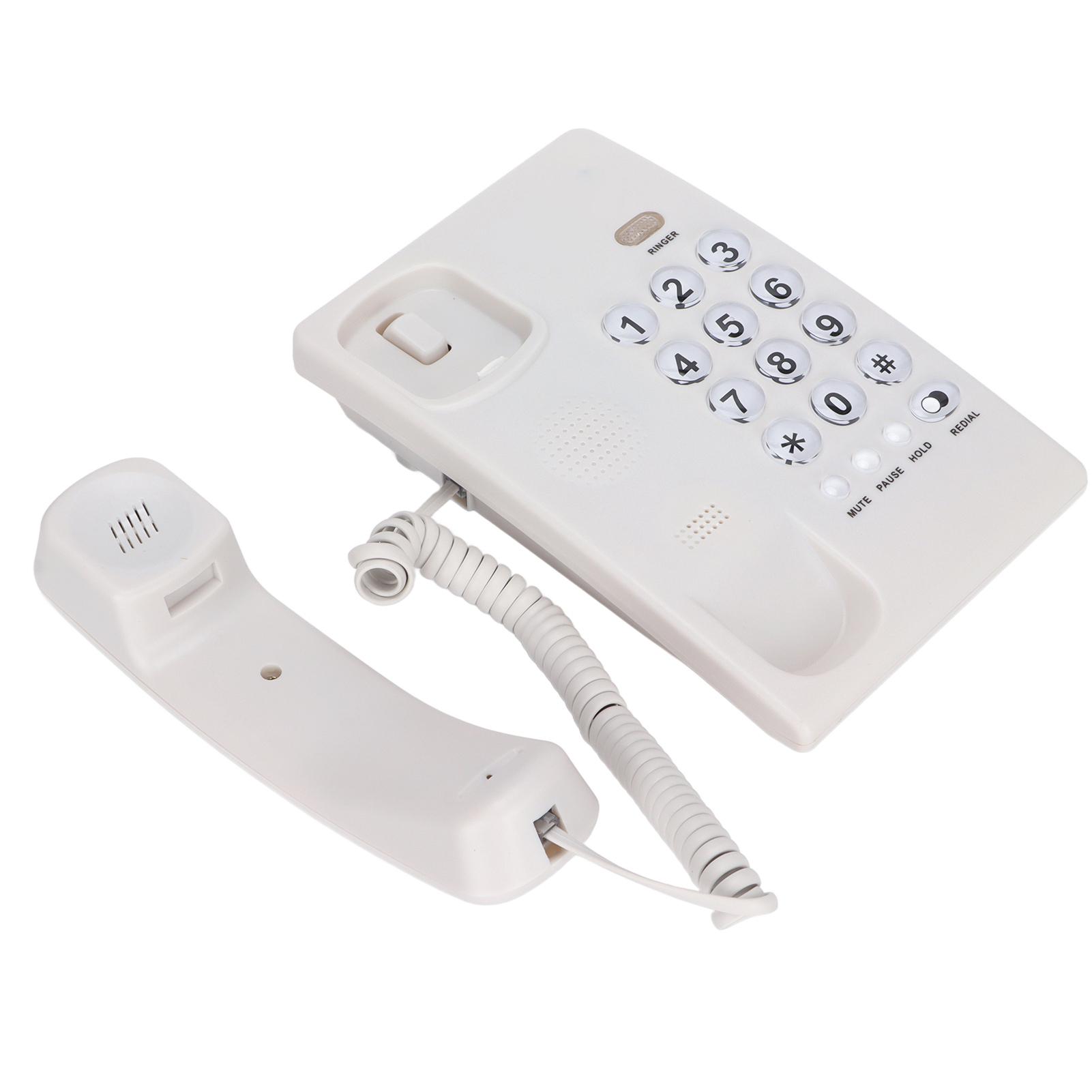 KXT504 Desktop Corded Telephone Multifunctional Large Button Landline Phone for Hotel(Black )
KXT504 Desktop Corded Telephone Multifunctional Large Button Landline Phone for Hotel(Black )