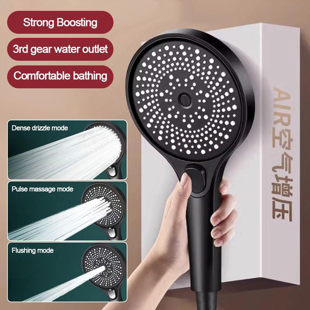 Large Panel Water-saving Sprinkler 3 Modes Adjustable Shower Sprinkler Useful Shower Head срібний
Large Panel Water-saving Sprinkler 3 Modes Adjustable Shower Sprinkler Useful Shower Head срібний