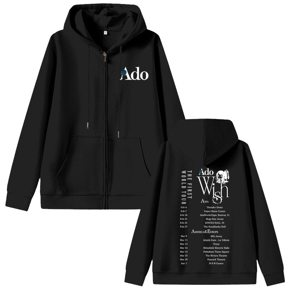 Hot Sale Ado World Tour Hibana Zipper Hoodie Men Women Fashion Japanese Style Zip Up Jacket Unisex Vintage Casual Hoodies S чорний
Hot Sale Ado World Tour Hibana Zipper Hoodie Men Women Fashion Japanese Style Zip Up Jacket Unisex Vintage Casual Hoodies S чорний