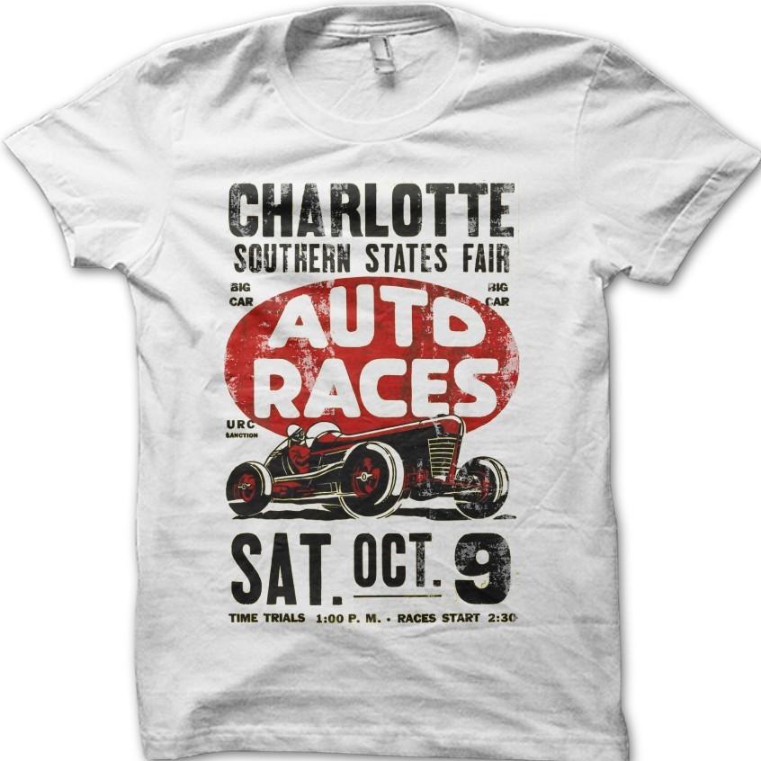 Charlotte Southern States Auto Races Retro Motorsport Vintage Car T-Shirt 06149 S
Charlotte Southern States Auto Races Retro Motorsport Vintage Car T-Shirt 06149 S