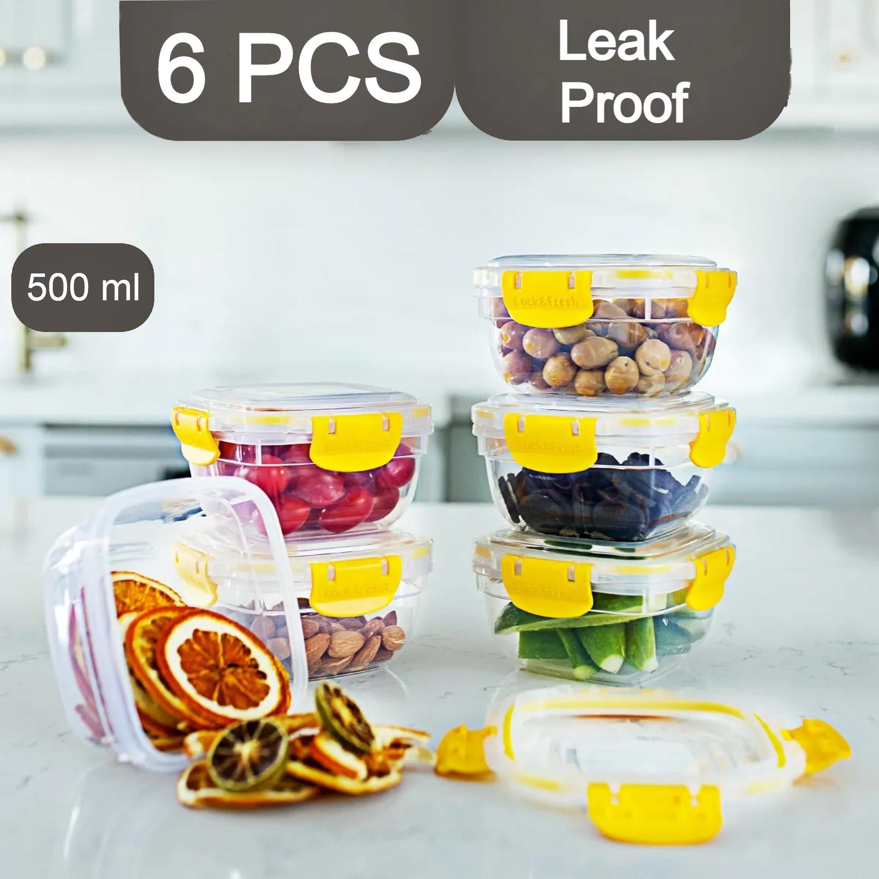 6 шт.. 500 мл 1075 мл Герметичный контейнер для хранения с вакуумной крышкой, сохраняющий свежесть продуктов на вашей кухне в течение длительного времени
6 шт.. 500 мл 1075 мл Герметичный контейнер для хранения с вакуумной крышкой, сохраняющий свежесть продуктов на вашей кухне в течение длительного времени