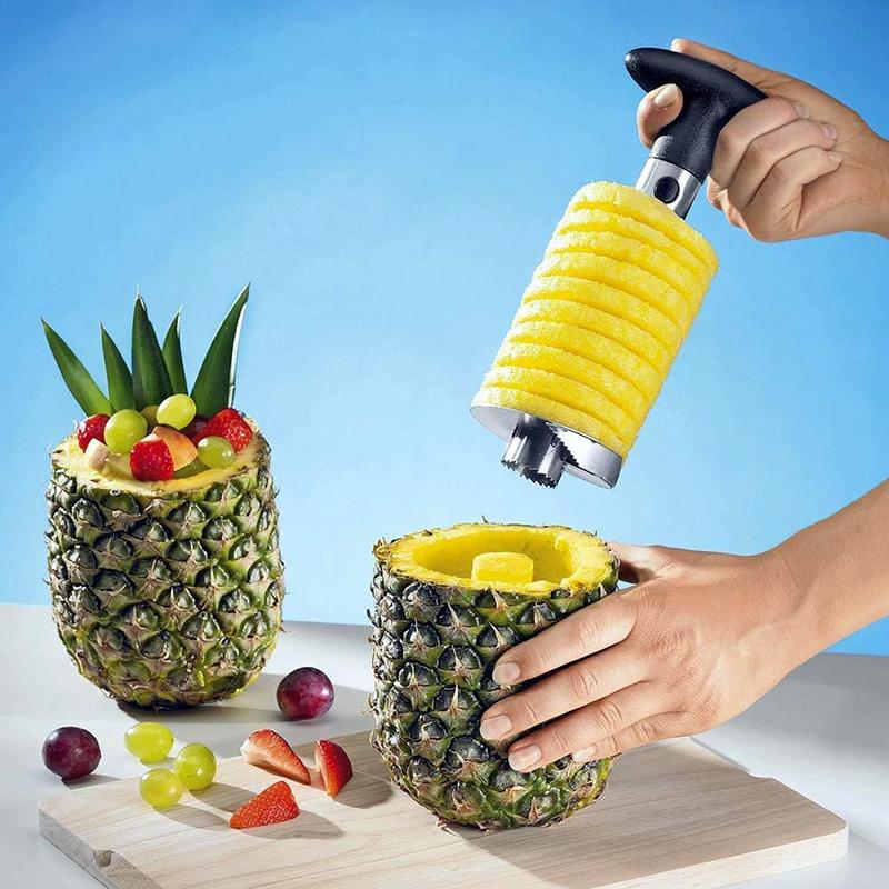 Stainless Steel Pineapple Corer and Slicer Pineapple Silcer Peeler Pineapple Corer Slicer Fruit Cutter Kitchen Gadget Accessorie чорний
Stainless Steel Pineapple Corer and Slicer Pineapple Silcer Peeler Pineapple Corer Slicer Fruit Cutter Kitchen Gadget Accessorie чорний