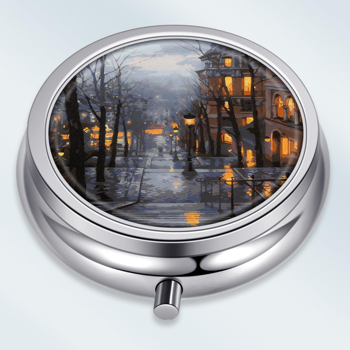 Portable Pill Box with 3 Compartments, Mini Metal Medicine Organizer Case, Cute Printed Pill Container for Vitamins, Pills, Jewelry, Travel, Daily Use різнокольоровий
Portable Pill Box with 3 Compartments, Mini Metal Medicine Organizer Case, Cute Printed Pill Container for Vitamins, Pills, Jewelry, Travel, Daily Use різнокольоровий