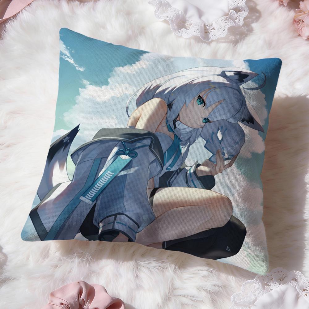 Cute S-Shirakami F-Fubuki Cushion Cover Premium Comfort Reversible Pillow Cove -Two in One Design for Any Room & Car Interior 30cmx30cm
Cute S-Shirakami F-Fubuki Cushion Cover Premium Comfort Reversible Pillow Cove -Two in One Design for Any Room & Car Interior 30cmx30cm