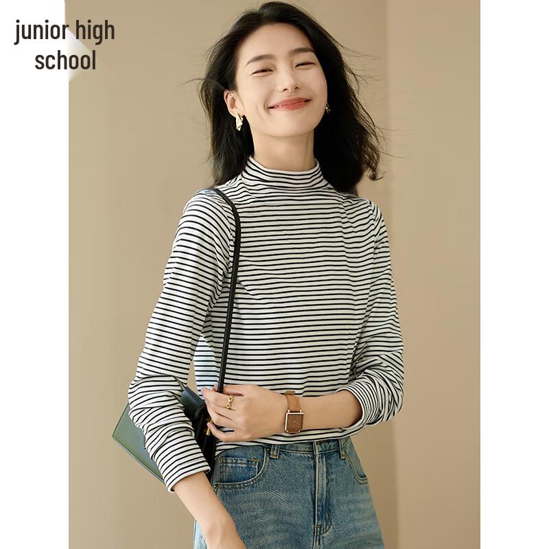 Women s Striped Mock Neck Thermal Long Sleeve T-Shirt M
Women s Striped Mock Neck Thermal Long Sleeve T-Shirt M