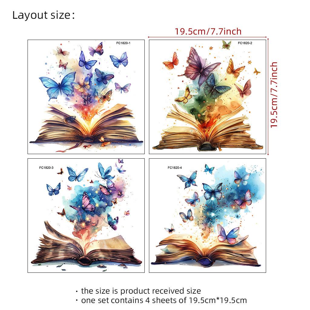 Books Butterfly Wall Sticker Removable Anti-static Waterproof Study Room Home Decor Art 19.5x19.5x4pcs разноцветный
Books Butterfly Wall Sticker Removable Anti-static Waterproof Study Room Home Decor Art 19.5x19.5x4pcs разноцветный