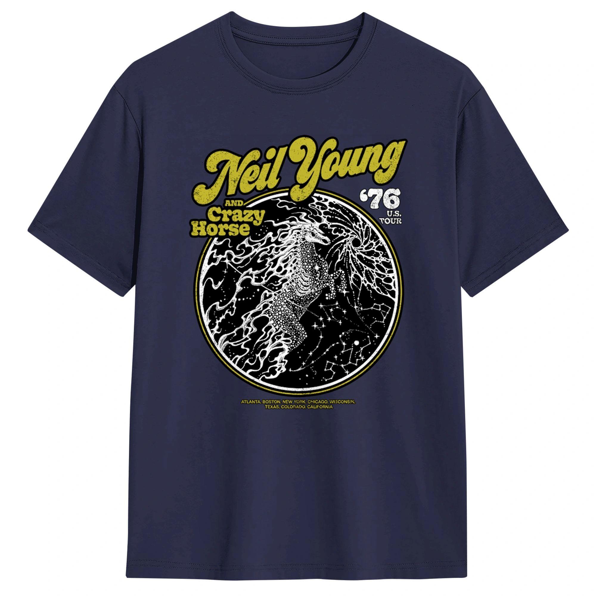 Harajuku TShirt Crazy Horse Neil Cotton T Shirts Hipster Tee Shirt for Men Summer Aesthetic Loose Short Sleeve Top Tees 4XL
Harajuku TShirt Crazy Horse Neil Cotton T Shirts Hipster Tee Shirt for Men Summer Aesthetic Loose Short Sleeve Top Tees 4XL