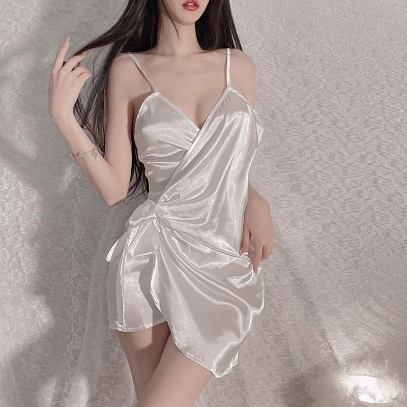 Женская 2025 Утягивающая майка-ночная сорочка из ледяного шелка с кружевом - Сексуальная осенне-зимняя пижама L
Женская 2025 Утягивающая майка-ночная сорочка из ледяного шелка с кружевом - Сексуальная осенне-зимняя пижама L
