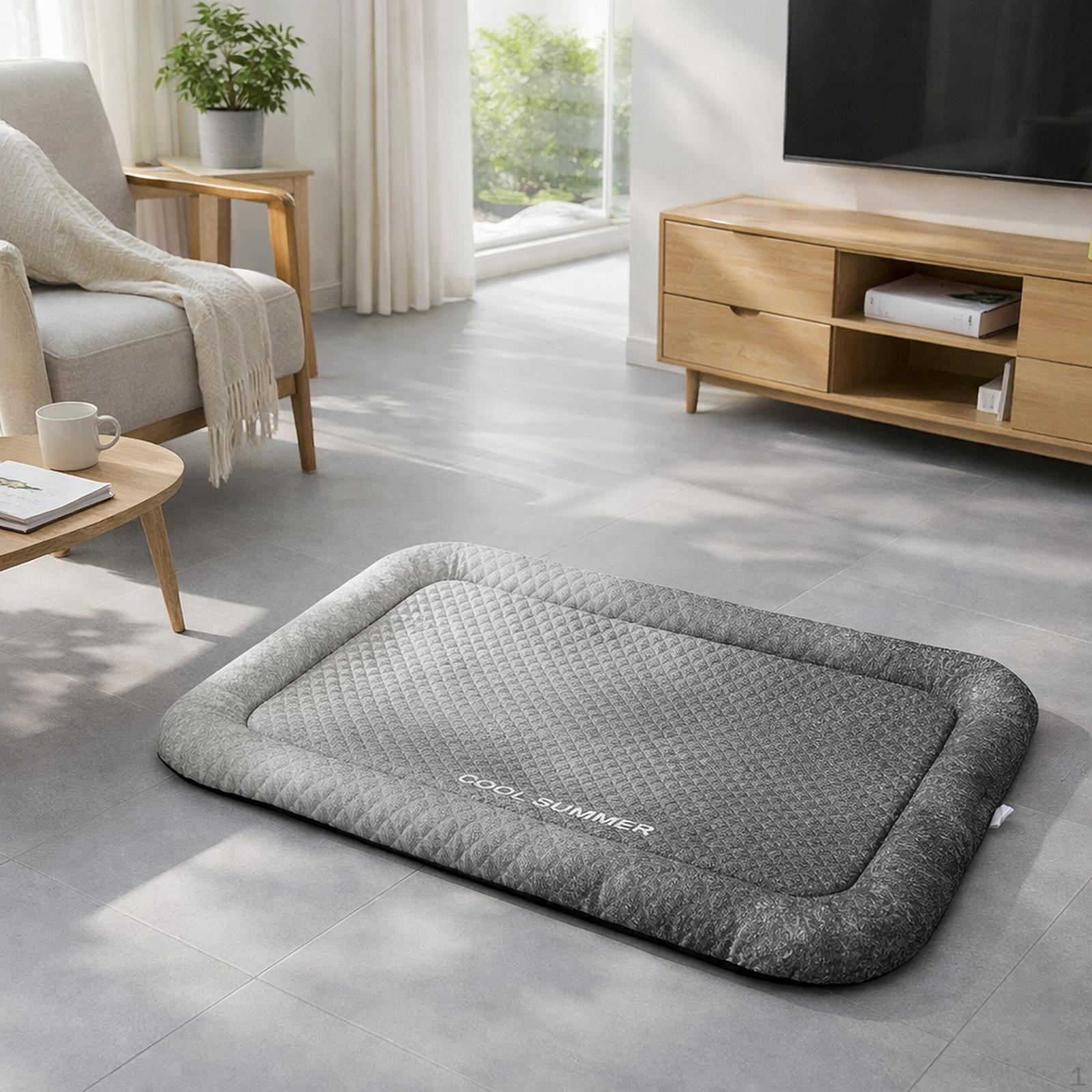 Cooling Dog Mat, Ergonomic Sleeping Cushion, Bed for Sofa Or Kennel Gradient Black
Cooling Dog Mat, Ergonomic Sleeping Cushion, Bed for Sofa Or Kennel Gradient Black