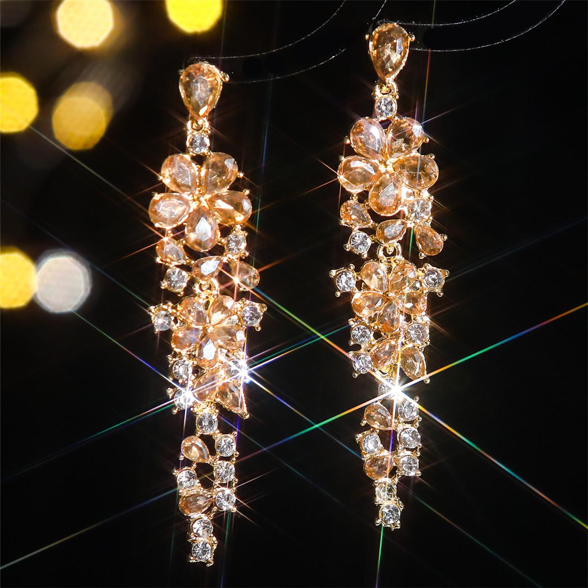 Модные длинные серьги с кристаллами, роскошные женские серьги высокого качества, 1 пара
Модные длинные серьги с кристаллами, роскошные женские серьги высокого качества, 1 пара