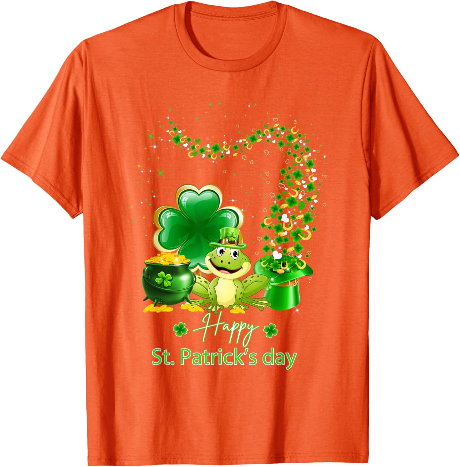 St Patricks Day Frog Pot of Gold Shamrock Graphic Print Cotton T-Shirt Casual Daily 4XL
St Patricks Day Frog Pot of Gold Shamrock Graphic Print Cotton T-Shirt Casual Daily 4XL