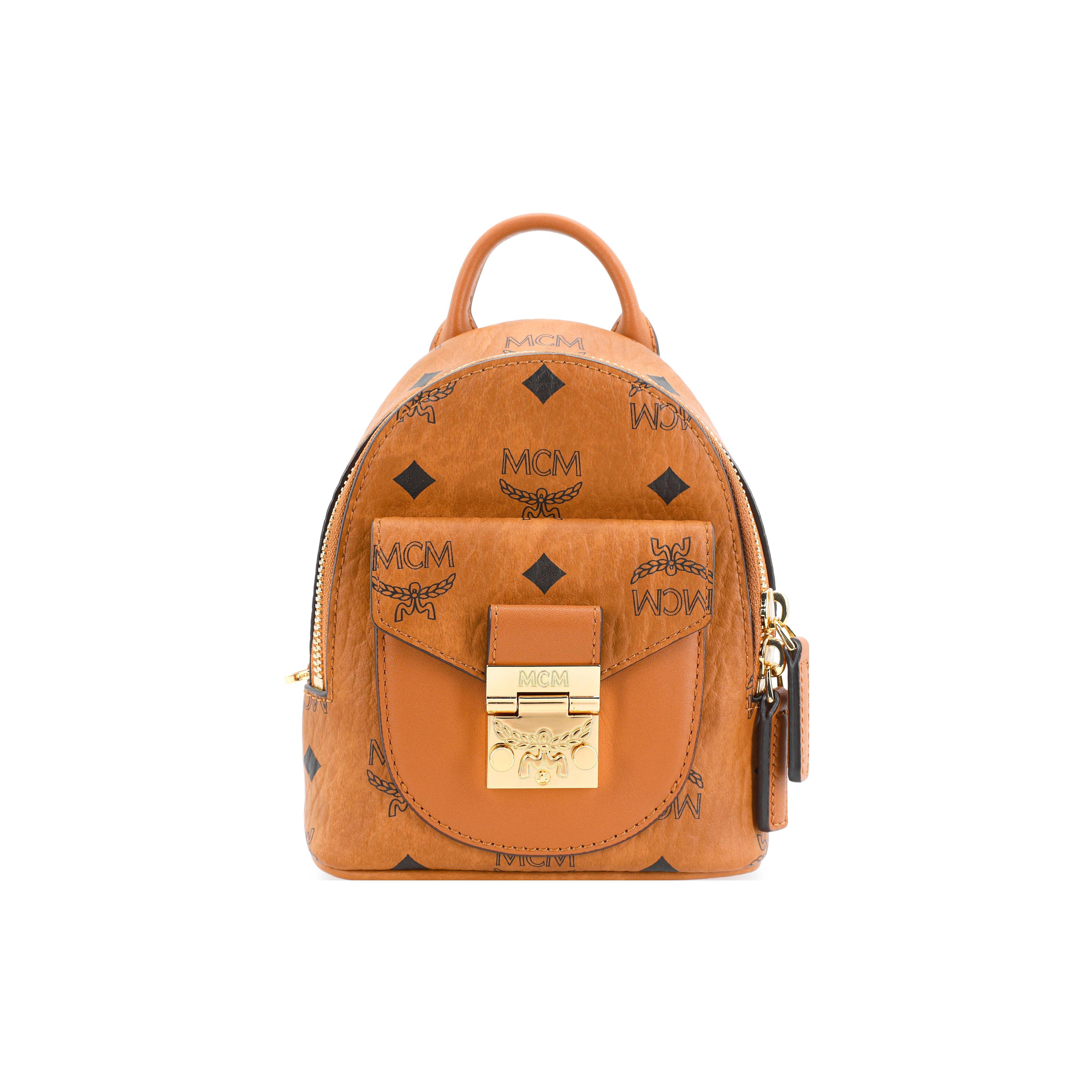 MCM Patricia Visetos Classic Monogram Zip Closure Leather Mini Backpack Unisex backpack Brown Cognac MWRBSPA01CO001 Basic Set (Bag+Dust Bag)
MCM Patricia Visetos Classic Monogram Zip Closure Leather Mini Backpack Unisex backpack Brown Cognac MWRBSPA01CO001 Basic Set (Bag+Dust Bag)