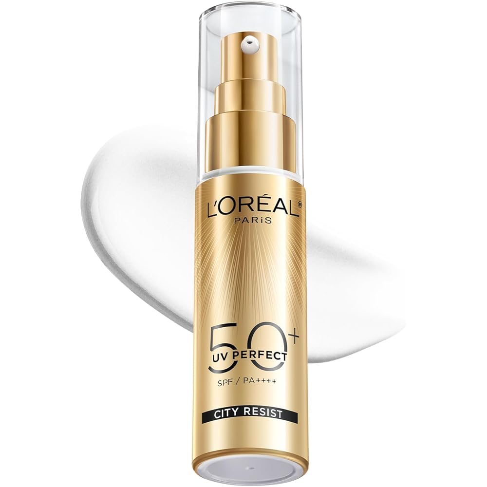 L Oreal Paris UV Perfect Day Care Serum 30ml Sunscreen SPF50+ PA++++ Face Primer Hyaluronic Acid
L Oreal Paris UV Perfect Day Care Serum 30ml Sunscreen SPF50+ PA++++ Face Primer Hyaluronic Acid