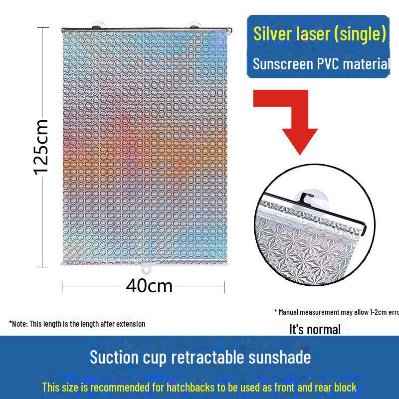 Автоматические солнцезащитные теплоизоляционные рулонные шторы для автомобиля — оконные шторы двойного назначения, блокирующие солнечный свет дома и в автомобиле. 40*125cm laser серебряный
Автоматические солнцезащитные теплоизоляционные рулонные шторы для автомобиля — оконные шторы двойного назначения, блокирующие солнечный свет дома и в автомобиле. 40*125cm laser серебряный