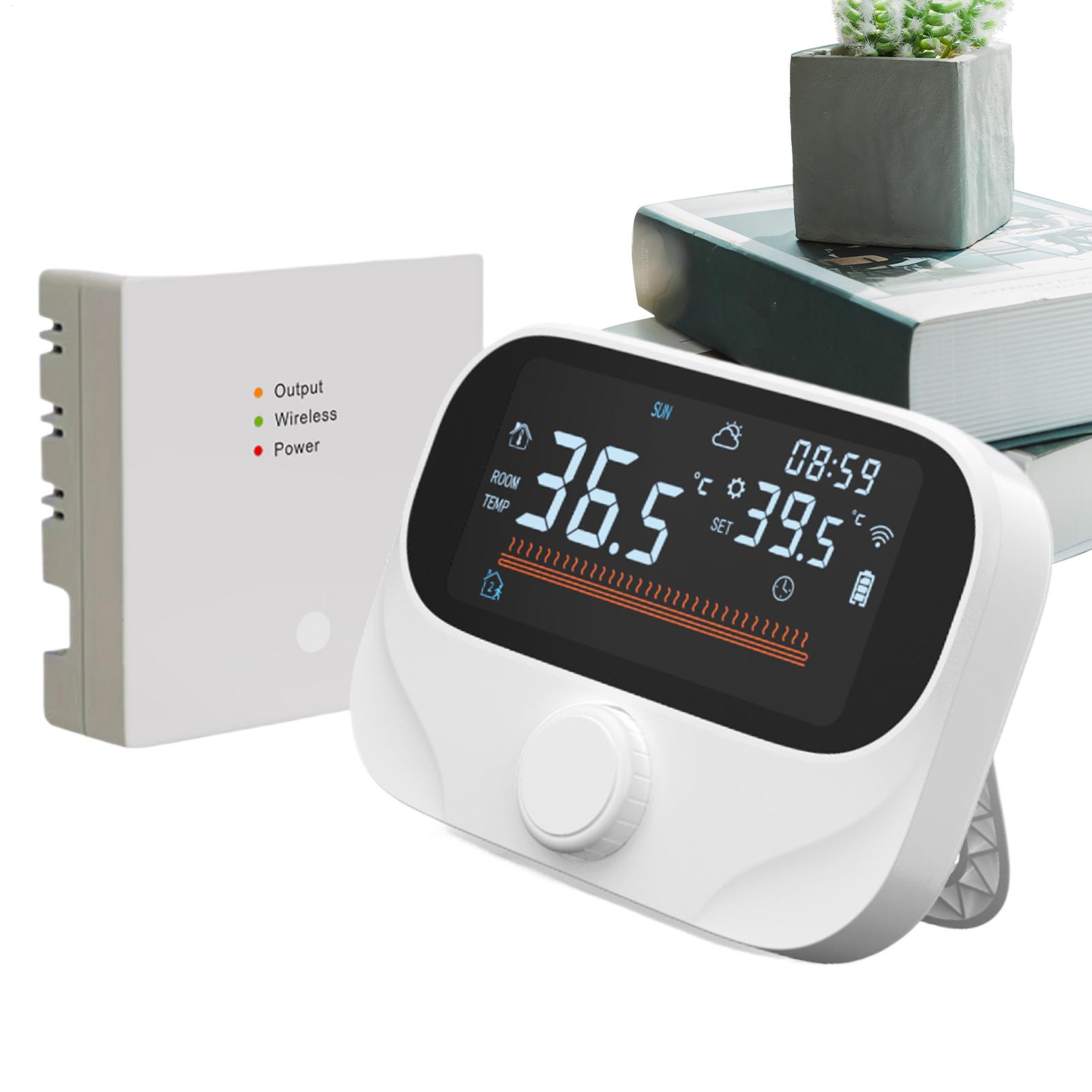 Wifi Thermostat APP and Voice Control 7 Days Programmable Thermostat Boiler Temperature Control Monitor for RV Office Bedroom CN
Wifi Thermostat APP and Voice Control 7 Days Programmable Thermostat Boiler Temperature Control Monitor for RV Office Bedroom CN