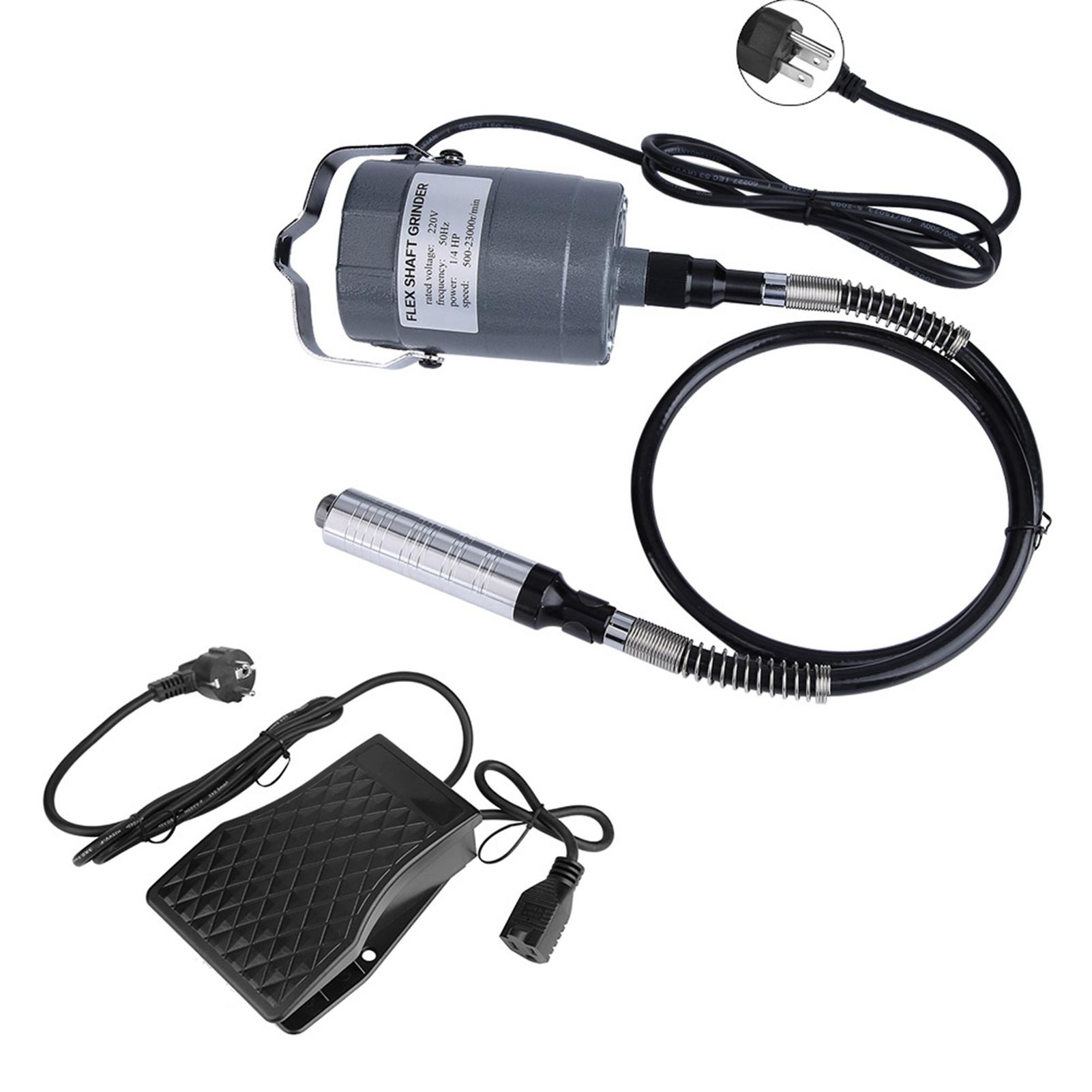 53 шт. набор электрических вращающихся шлифовальных машин с гибким валом и переменной скоростью с педалью
53 шт. набор электрических вращающихся шлифовальных машин с гибким валом и переменной скоростью с педалью