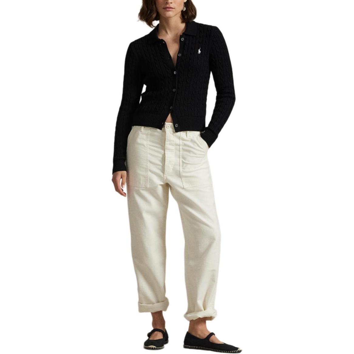 Женский хлопковый свитер тонкой вязки «косичка» приталенного кроя Polo Ralph Lauren Черный WMPOSWENDW20448-001 XS
Женский хлопковый свитер тонкой вязки «косичка» приталенного кроя Polo Ralph Lauren Черный WMPOSWENDW20448-001 XS