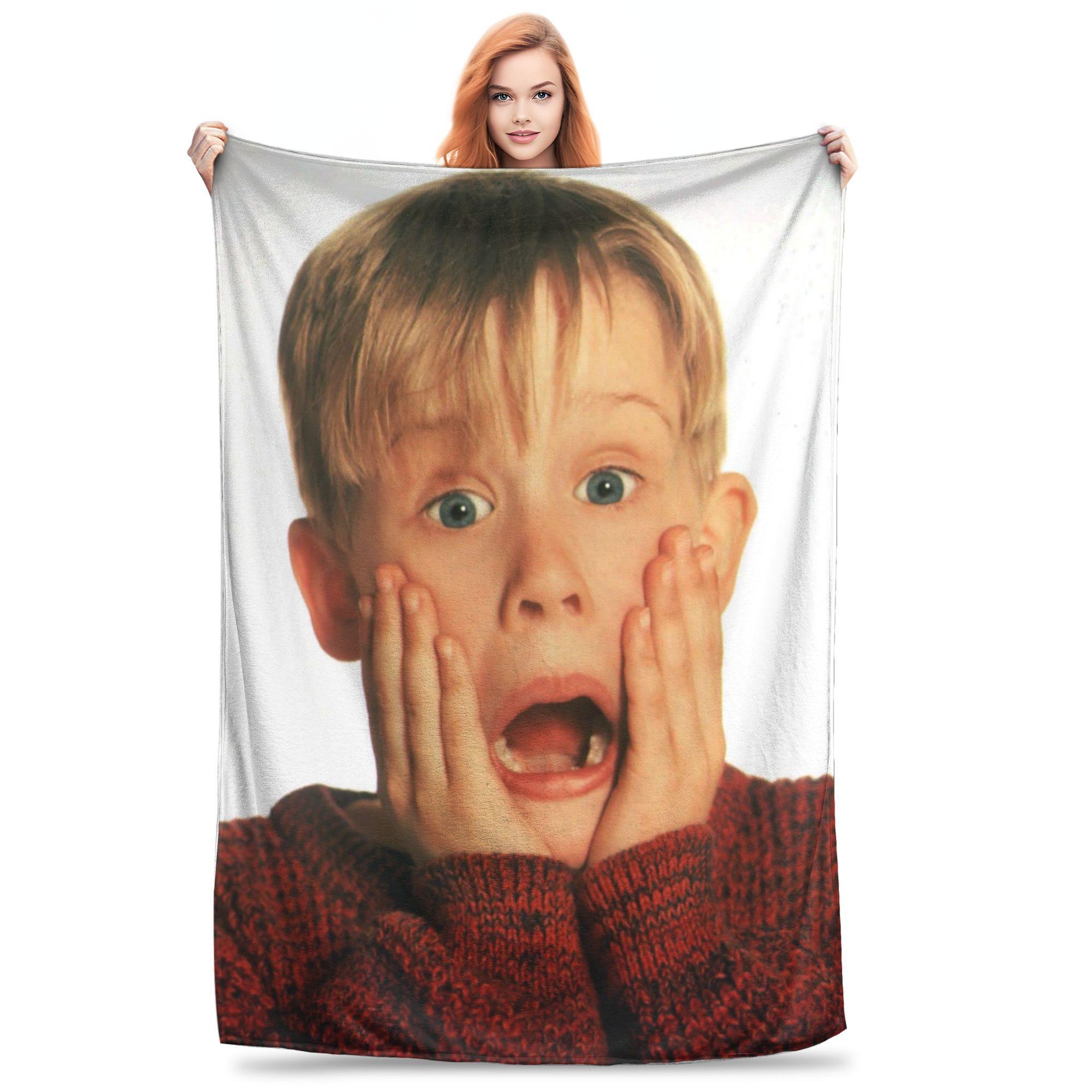 Flannel Throw Blanket Home-Comedy Film Home Alone Funny Warm Plush Blankets Soft Bedspread for Bed Living room Home Travel Sofa 80x120cm
Flannel Throw Blanket Home-Comedy Film Home Alone Funny Warm Plush Blankets Soft Bedspread for Bed Living room Home Travel Sofa 80x120cm