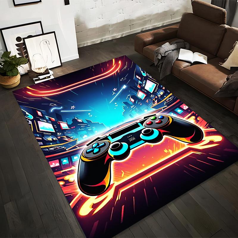Gaming Controller Carpet with Neon Cityscape and Futuristic Design Suitable for use as an anti-slip for living room bedroom sofas 40x60cm( 15x23in )
Gaming Controller Carpet with Neon Cityscape and Futuristic Design Suitable for use as an anti-slip for living room bedroom sofas 40x60cm( 15x23in )