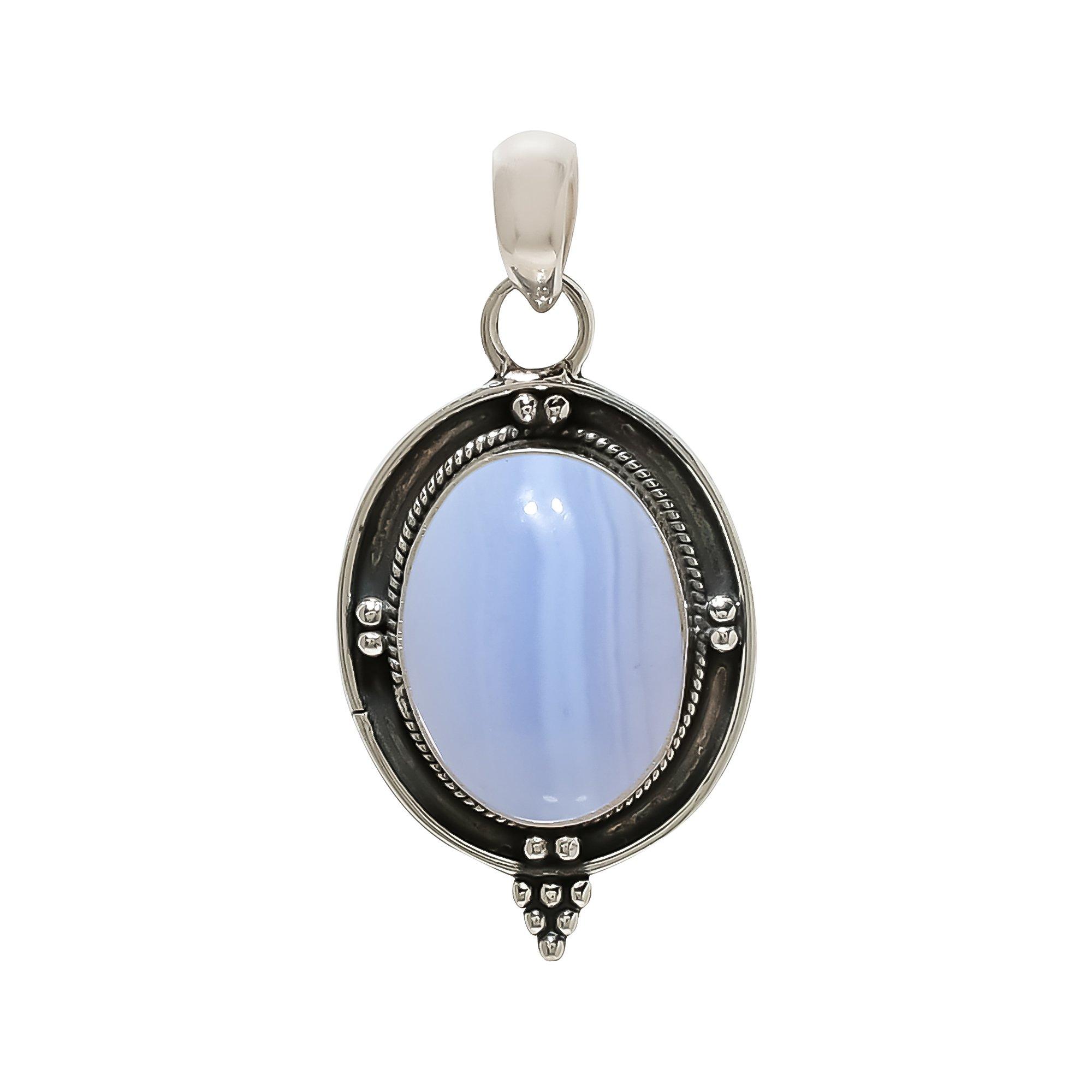 Blue Lace Agate - Namibia 925 Sterling Silver Pendant V4793, Blue Pendant, Oval Pendant, Valentin s Day Gift, Gift For Her, Birthday Gift, Handmade Je
Blue Lace Agate - Namibia 925 Sterling Silver Pendant V4793, Blue Pendant, Oval Pendant, Valentin s Day Gift, Gift For Her, Birthday Gift, Handmade Je