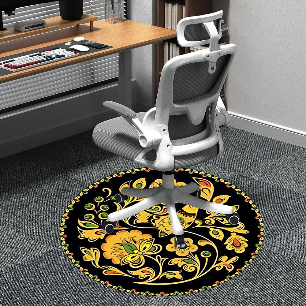1PC Floral Pattern Chair Carpet for Office Non-Slip, Lightweight, Machine Washable Rug for Office, Sleeping, Room - Holiday Decoryy251009029 80cm by 80cm
1PC Floral Pattern Chair Carpet for Office Non-Slip, Lightweight, Machine Washable Rug for Office, Sleeping, Room - Holiday Decoryy251009029 80cm by 80cm