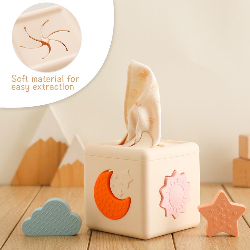 Sky Shapes Silicone Puzzle Toy for Kids: Early Learning Color & Shape Recognition Box
Sky Shapes Silicone Puzzle Toy for Kids: Early Learning Color & Shape Recognition Box