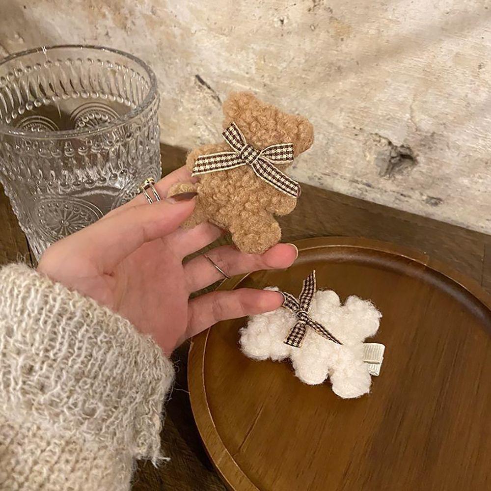 Girl Plush Headdress Female Hair Accessories Bear Hairpin Women Hair Clips Korean Style Barrettes кавовий
Girl Plush Headdress Female Hair Accessories Bear Hairpin Women Hair Clips Korean Style Barrettes кавовий